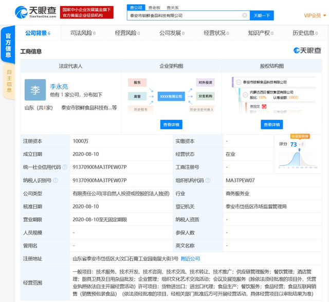 內蒙古西貝餐飲集團成立食品科技新公司，聚焦廚具衛具領域